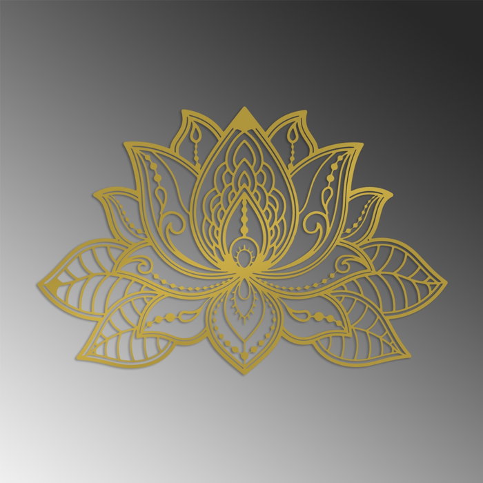 Wallity Lotussa-2 Accesorio Decorativo de Pared Dorado Wallity Lotussa-2 Accesorio Decorativo de Pared Dorado